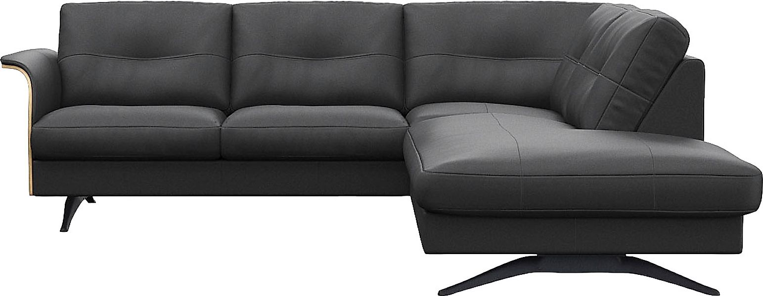 FLEXLUX Ecksofa »Glow, super bequem durch hochwertigem Sitzaufbau mit Feder günstig online kaufen
