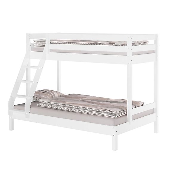 Erst-Holz Doppel Stockbett 80 x 200 cm und 120 x 200 cm für Erwachsene Kief günstig online kaufen