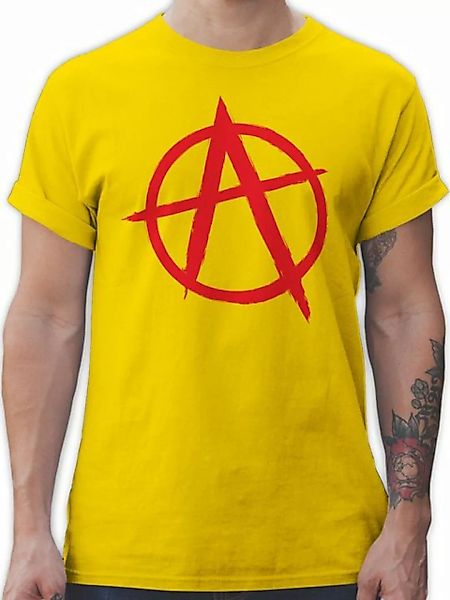 Shirtracer T-Shirt Anarchie A rot Festival günstig online kaufen