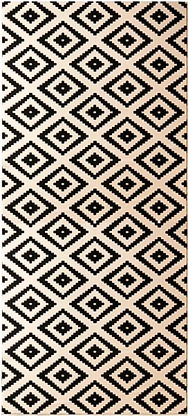 HANSE Home "Raute" rechteckig 9 mm Höhe Läufer, Kurzflor, Skandi, Raute, Wo günstig online kaufen