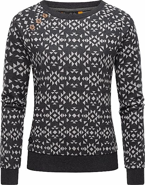 Ragwear Rundhalspullover "Darria Aztec" Leichter Damen Pullover mit coolem günstig online kaufen