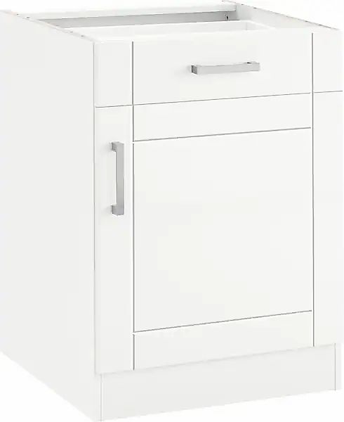 KOCHSTATION Unterschrank "KS-Tinnum" 60 cm breit, MDF-Fronten, Metallgriff, günstig online kaufen