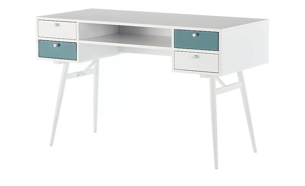 Schreibtisch - weiß - 120 cm - 75 cm - 55 cm - Tische > Bürotische - Möbel günstig online kaufen