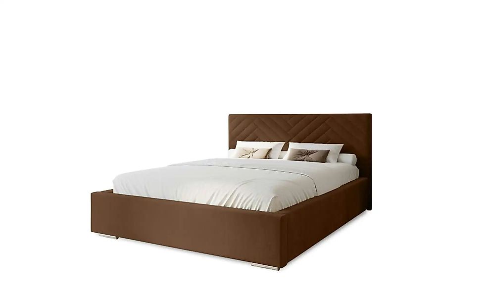 Polsterbett mit Stauraum Aberfeldy ¦ braun ¦ Maße (cm): B: 215 H: 100 Bette günstig online kaufen