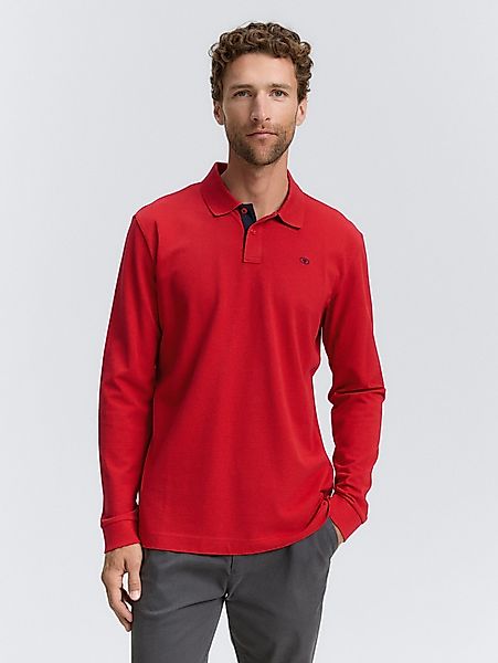 TOM TAILOR Langarm-Poloshirt Longsleeve Piqué Poloshirt günstig online kaufen