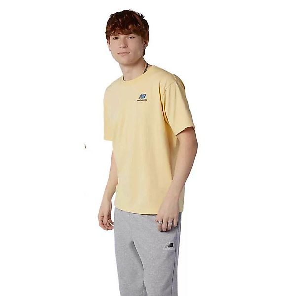 New Balance Essentials Embroidered Kurzarm T-shirt XL Pale Straw günstig online kaufen