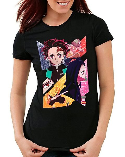 style3 T-Shirt Demon Team demon slayer anime japan manga cosplay günstig online kaufen