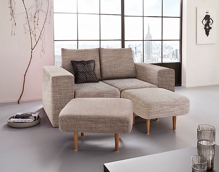 LOOKS by Wolfgang Joop 2-Sitzer "Looksv", Verwandlungssofa: aus Sofa wird S günstig online kaufen