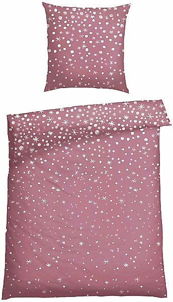 Schiesser Bettwäsche "Runa aus weicher Baumwolle mit coolem Winter-Print" 2 günstig online kaufen