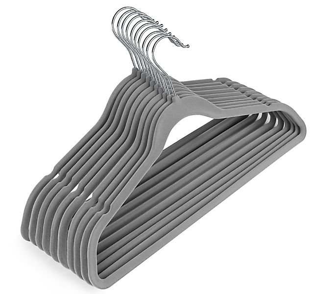 ElitVita Kleiderbügel Samt Kleiderbügel, Anti-Rutsch, mit 360° Drehbarer Ha günstig online kaufen