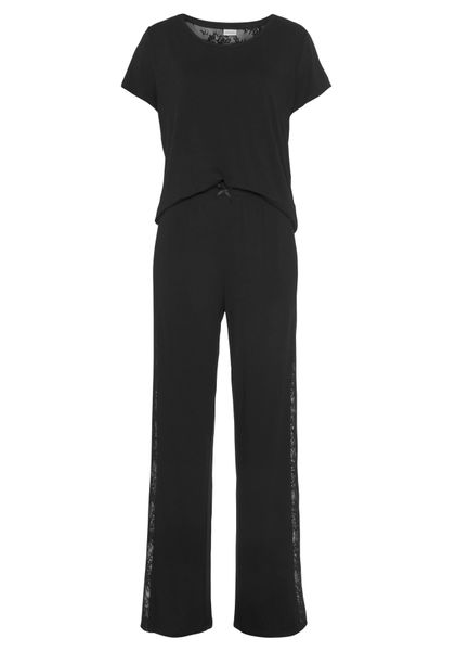 Bruno Banani Pyjama 2 Stk. tlg., mit schönen Spitzendetails günstig online kaufen
