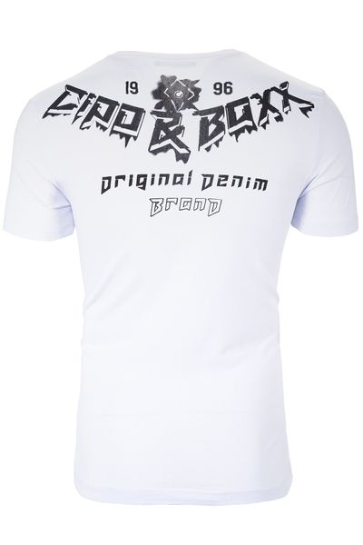 Cipo & Baxx Print-Shirt Cooles Kurzarm günstig online kaufen