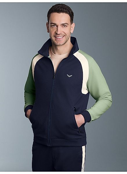 Trigema Trainingsjacke TRIGEMA Sweatjacke mit Stehkragen (1-St) günstig online kaufen