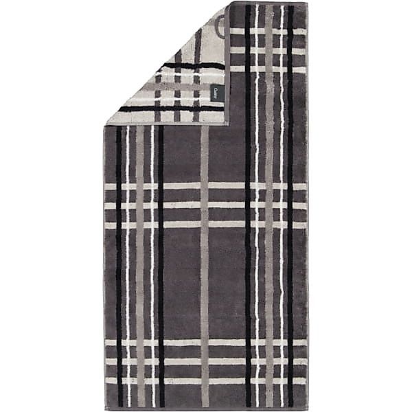 Cawö Handtücher Noblesse Check 1089 - Farbe: anthrazit - 77 - Duschtuch 80x günstig online kaufen