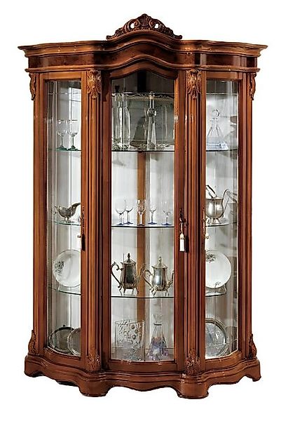 Xlmoebel Vitrine Glasvitrine Wohnzimmer Schrank Holz Anrichte Italienische günstig online kaufen