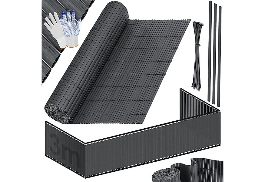 KESSER Sichtschutzstreifen, PVC Sichtschutzmatte Balkonverkleidung Windschu günstig online kaufen