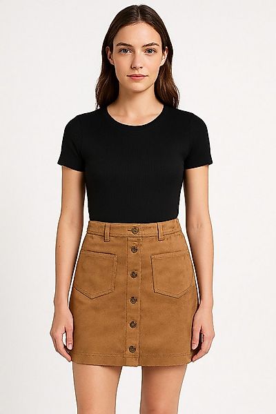 ONLY Lederimitatrock ONLGISELLE FAUX SUEDE SKIRT OTW ZL günstig online kaufen