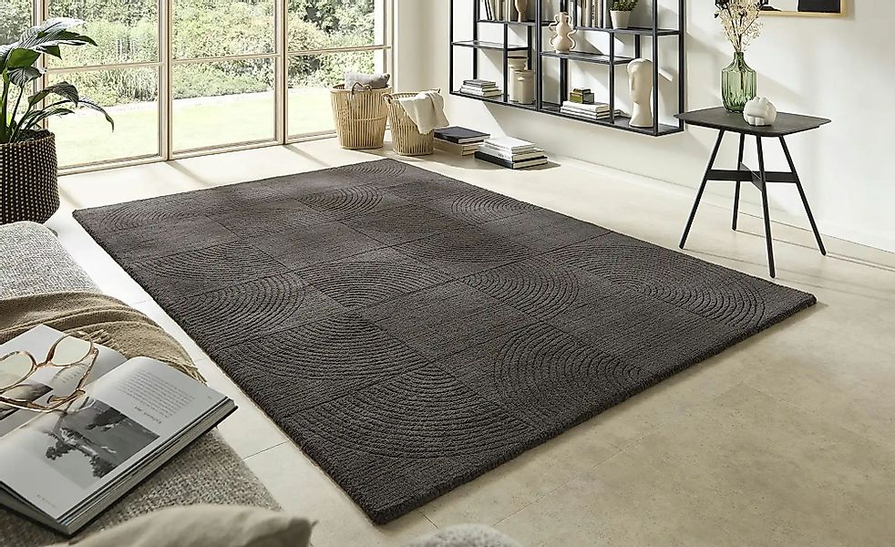 Handweb-Teppich  Zen ¦ Wolle ¦ Maße (cm): B: 70 Teppiche > Einfarbige Teppi günstig online kaufen