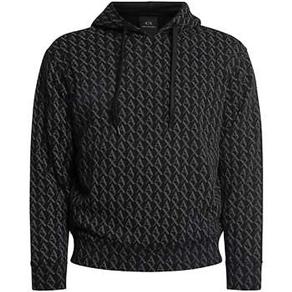 EAX  Sweatshirt Kapuzenpullover mit durchgehendem Muster günstig online kaufen