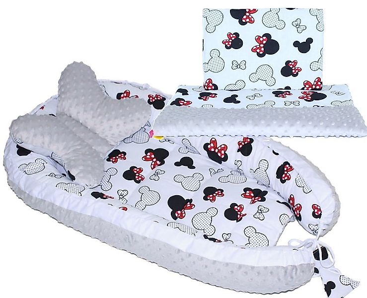 Primawela Bettnestchen Baby MINKY Nestchen Kokon Kuschelnest Kissen Decke S günstig online kaufen