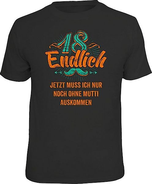 RAHMENLOS® T-Shirt zum 18. Geburtstag - günstig online kaufen