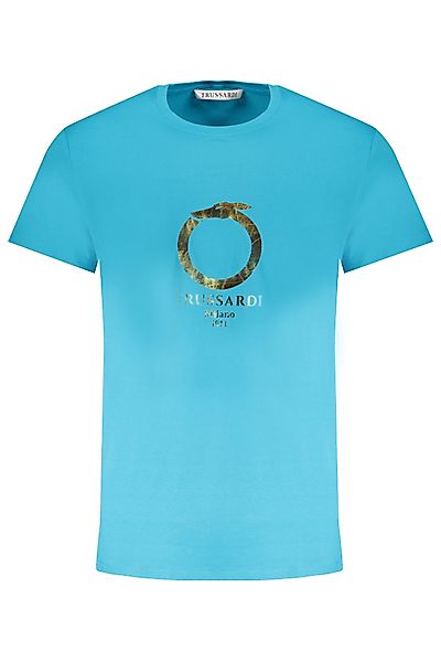 Trussardi T-Shirt Herren Kurzarm T-Shirt Blau günstig online kaufen