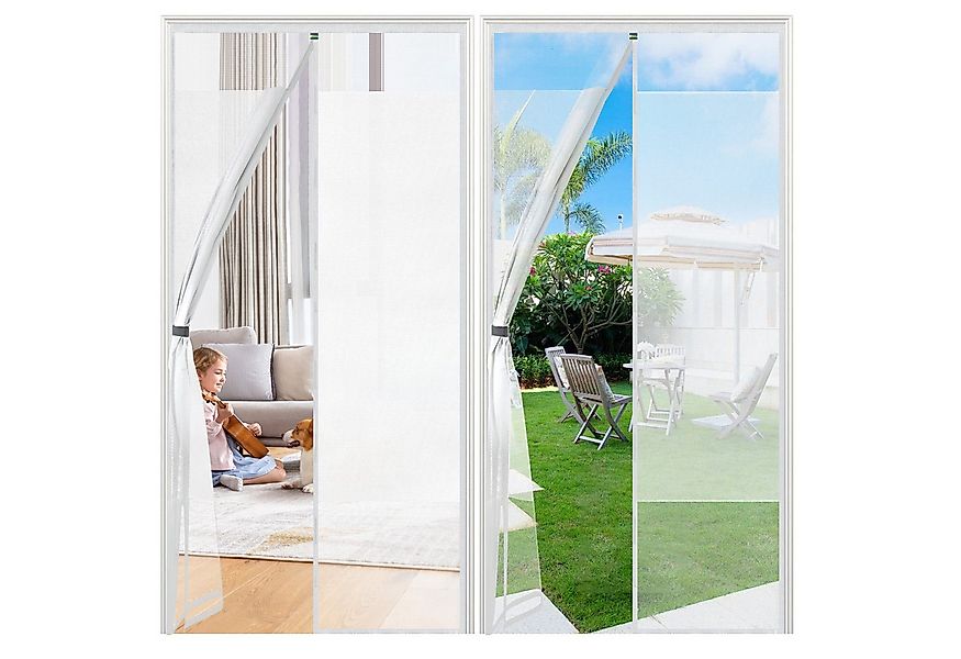 Sekey Insektenschutz-Tür Sichtschutz Türvorhang mit Magnet – Insektenschutz günstig online kaufen