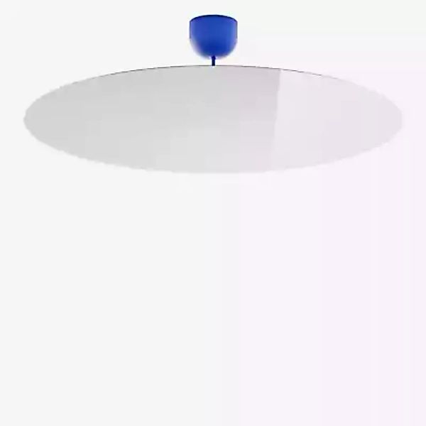 Luceplan Millimetro Pendelleuchte LED, blau/blau - H. 23 cm - ø85 - Phasend günstig online kaufen