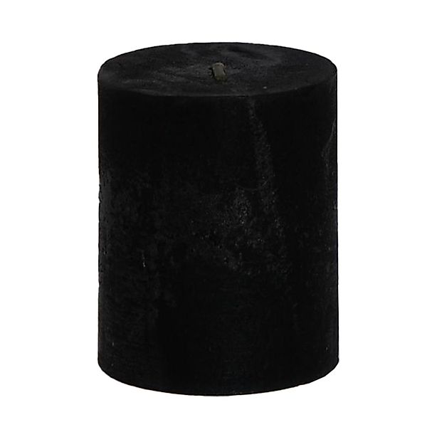 B&S Stumpenkerze Stumpenkerze durchgefärbt black 10 günstig online kaufen