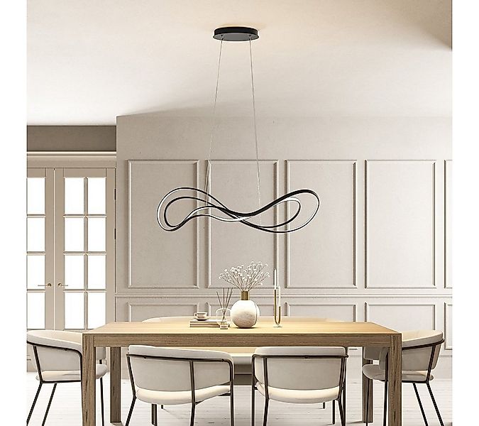 Neona LED Deckenleuchte AURORA Schwarz, LED fest integriert, Warmweiß günstig online kaufen