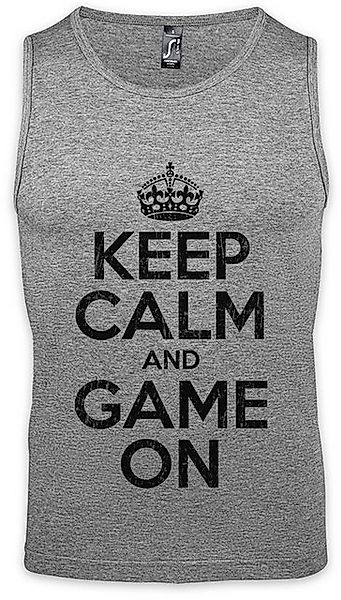 Urban Backwoods Tanktop Keep Calm And Game On Ärmelloses T-Shirt Geek Nerd günstig online kaufen