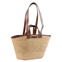 NATUREHOME Schultertasche Umhängetasche Shopper Korb Palmblatt, günstig online kaufen