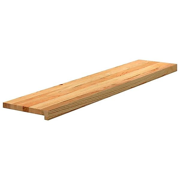 vidaXL Treppenstufen 16 Stk Hellbraun 120x25x2 cm Massivholz Eiche 3282994 günstig online kaufen