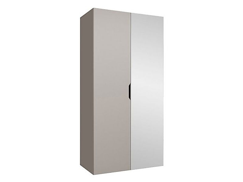 MIRJAN24 Kleiderschrank Malaga 100 mit Frontspiegel (mit zwei Drehtüren) Kl günstig online kaufen