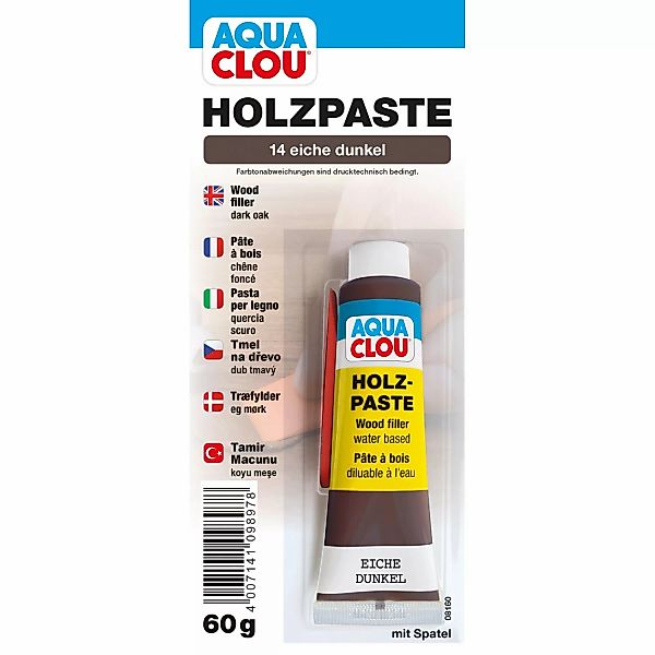 Clou Holzpaste wasserverdünnbar Eiche dunkel 60 g günstig online kaufen