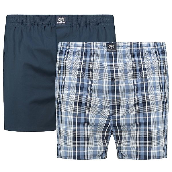 Ceceba Doppelpack Boxershorts mit Stretch Farbe blau Größe: 10 günstig online kaufen