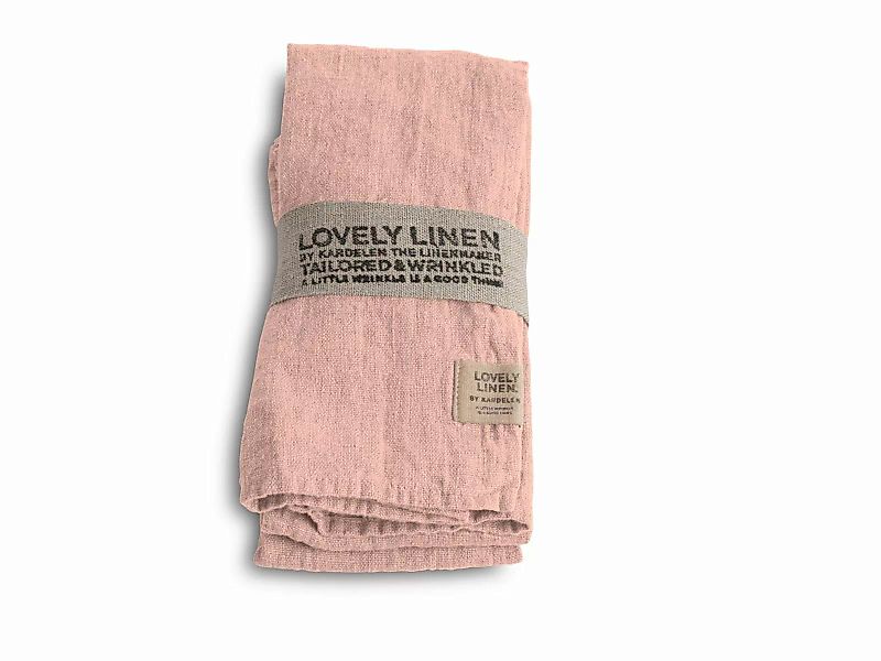 Lovely Linen Servietten & -ringe Lovely Serviette litchi 45 x 45 cm 1 Stück günstig online kaufen