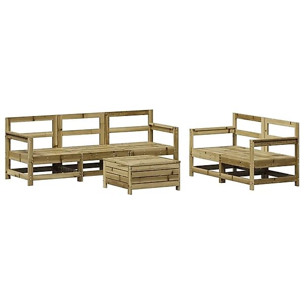 vidaXL 6-Tlg Garten-Sofagarnitur Kiefernholz Imprägniert 3250823 günstig online kaufen