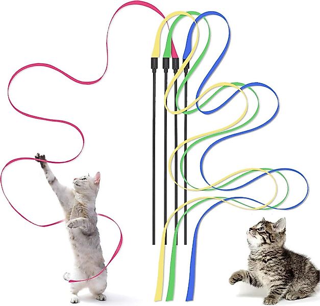 Beaface Tier-Beschäftigungsspielzeug 4 Stück Katze Wand Interaktives Spielz günstig online kaufen