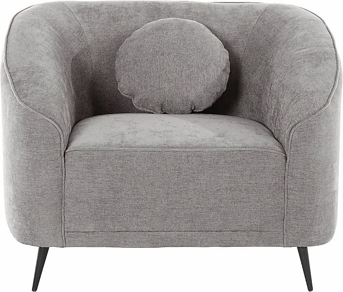 Home affaire Sessel "Ashly" in 3 Bezugsvarianten, Bouclé, Samtoptik und Str günstig online kaufen