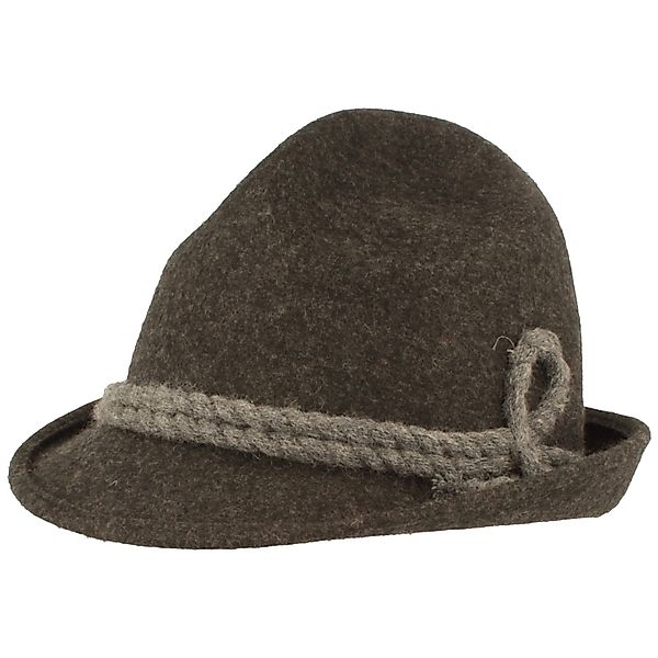 Breiter Trachtenhut Schmaler Spitzkopf mit Wollkordel günstig online kaufen