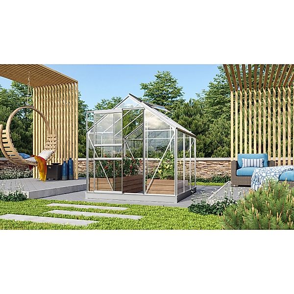 Vitavia Gewächshaus Venus 3800 Alu 3,8 m² inkl. Fundament günstig online kaufen