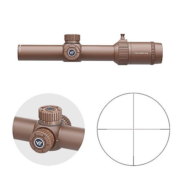 Vector Optics SCOC-39 Forester 1-8x24 SFP FDE Zielfernrohr (Ideal für Jagd, günstig online kaufen