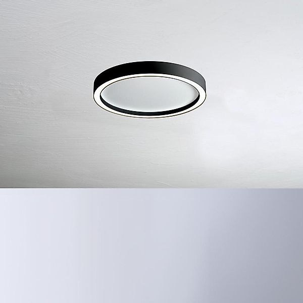 LED Deckenleuchte Aura in Schwarz und Weiß 16,5W 2200lm günstig online kaufen