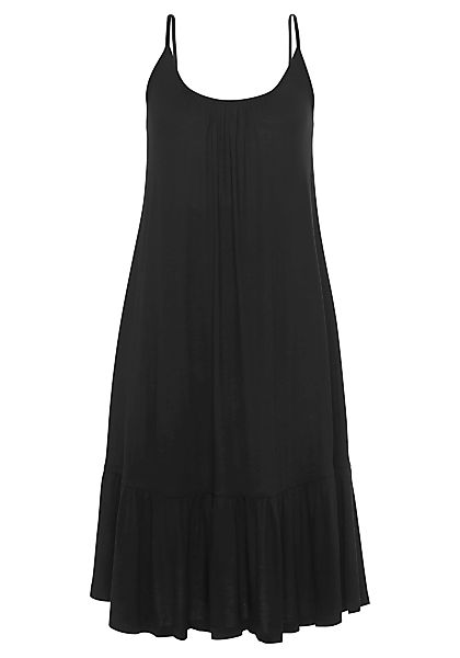 Vivance Jerseykleid mit Volant in lockerer Passform, Sommerkleid, Strandkle günstig online kaufen