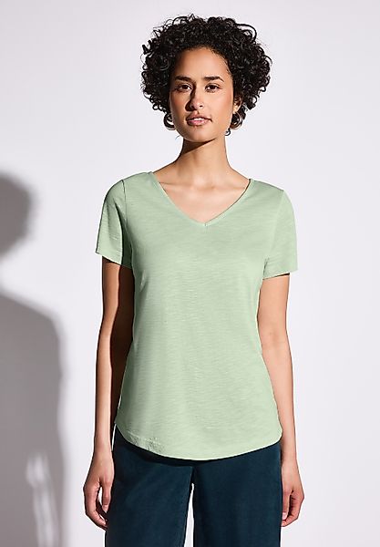 STREET ONE T-Shirt, mit V-Ausschnitt günstig online kaufen