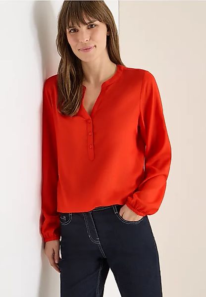 Bluse in Unifarbe günstig online kaufen