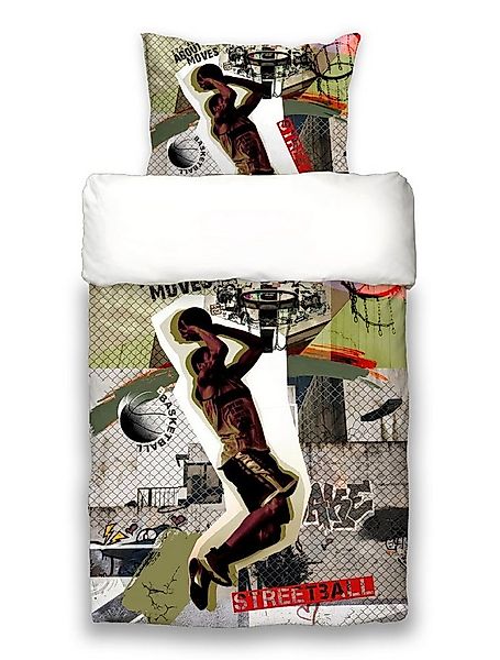 beties Jugendbettwäsche Graffiti, 100% feinste Baumwolle, 2 teilig, Wendebe günstig online kaufen