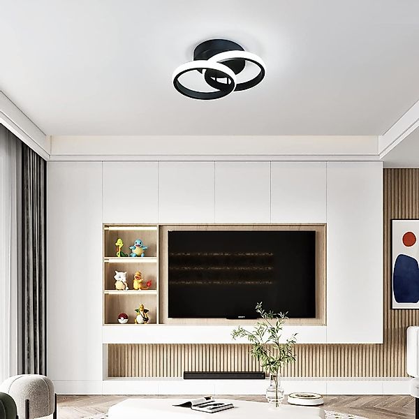 ibettertec Deckenleuchten 3-Farbige Decken-Lampe Dimmbar LED Deckenleuchte, günstig online kaufen
