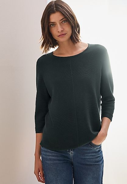 CECIL Strickpullover mit 3/4-Arm und Rundhals günstig online kaufen